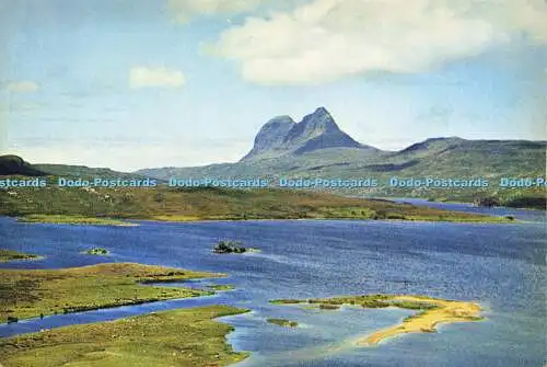 D163297 Sutherland. Suilven aus Cam Loch in der Nähe von Lochinver. J. Arthur Dixon