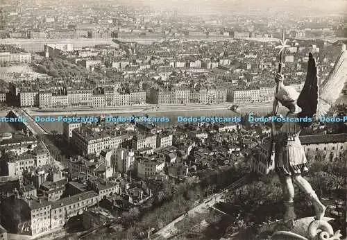 D163298 Lyon. Vue Generale Prise De Fourviere. La Cigogne