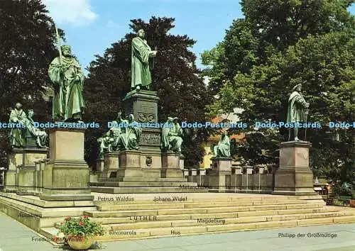 D166625 Worms am Rhein. Lutherdenkmal. Krapohl