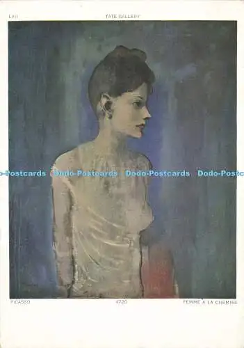 D167590 Tate Gallery. Femme a La Negligee. Picasso. Waterlow