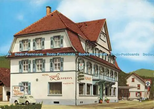 D163376 Hotel Weisses Lamm. Bes. Emil Straub. Hausach im Schwarzwald. Cramers