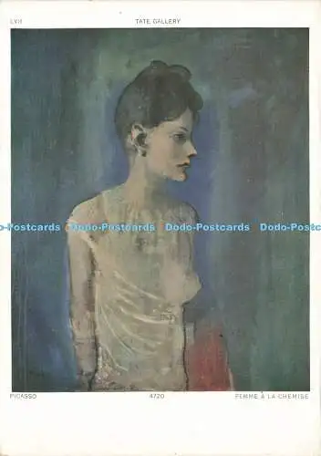 D167661 Tate Gallery. Femme a La Negligee. Picasso. Waterlow