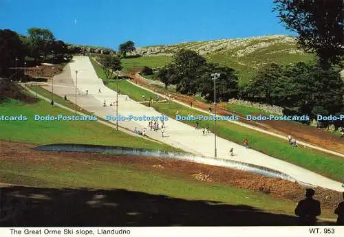 D163434 Llandudno. Die Great Orme Skipiste. Bamforth. 1989