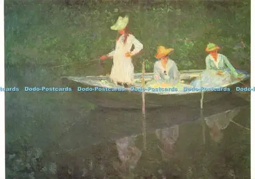 D163475 Musee de Jeu du Paume. La Barque a Giverny. Claude Monet. Die Medici Soc