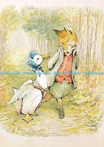 D167792 Das Frontispiz aus der Geschichte von Jemima Puddleduck von Beatrix Potter. F