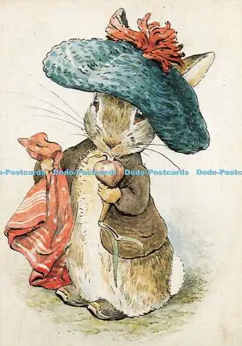 D167793 Benjamin probiert den Tamo Shanter an. Aus der Geschichte von Benjamin Bunny von