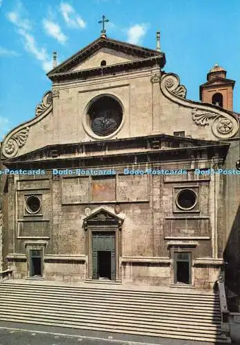 D167881 Roma. Augustinerkirche. Vorderansicht. Alterocca. Fotocolor