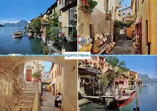 D180048 Gandria. Lago di Lugano. Karl Engelberger. Nr. 5398. Multi View