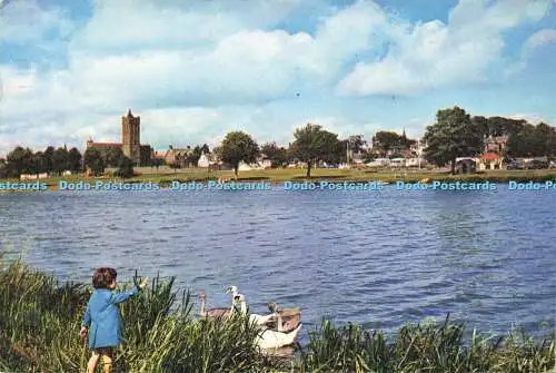 D180068 Kirkcudbrightshire. Castle Douglas. Carlingwark Loch. J. Arthur Dixon. 1