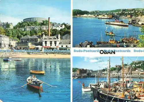 D180069 Oban. The Fine Harbour. John Hinde. Multi View. 1984