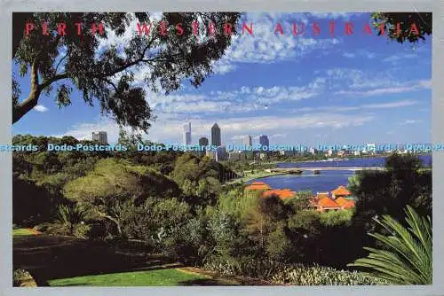 D180073 Perth. Wester Australia. Ein Spaziergang durch den Kings Park bietet eine tolle Aussicht