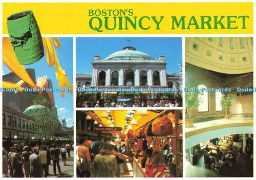 D180271 Boston Quincy Market. Faneuil Hall Marktplatz. stammt aus dem Jahr 1846. Kunst