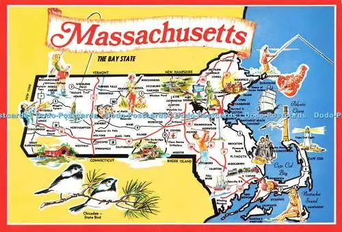 D180274 Boston. Bay State. Das Commonwealth of Massachusetts. Aus dem ruhigen Ber