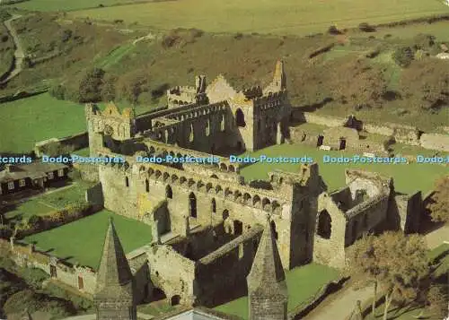 D180302 Pembrokeshire. St. David. Der Bischofspalast. Blick vom Cathedral Tow