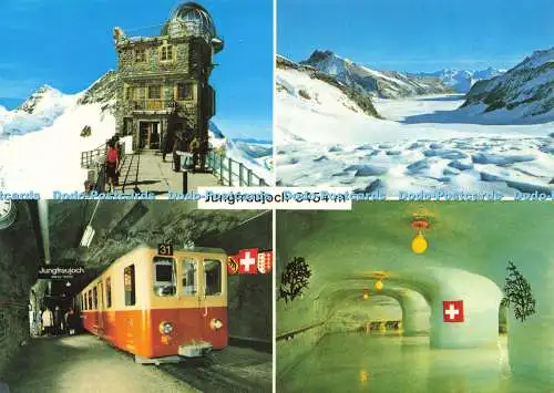 D181931 Jungfraujoch. Sphinx Observatorium. Jul. Burch. Multi View