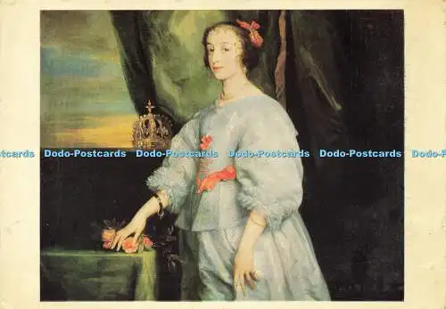 D182023 Alnwick Castle. Königin Henrietta Maria. Sir Anthony Van Dyck. English Lif