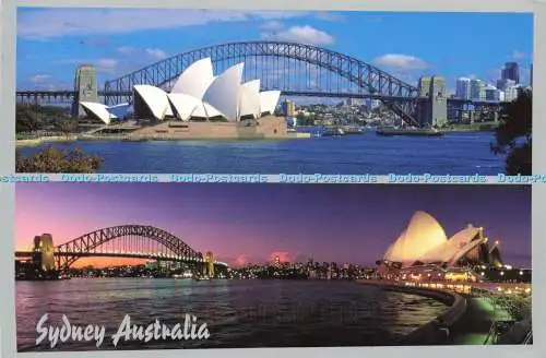 D182026 Sydney. Australien. Ein atemberaubender Anblick bei Tag und Nacht. Art Mail Press. Axt