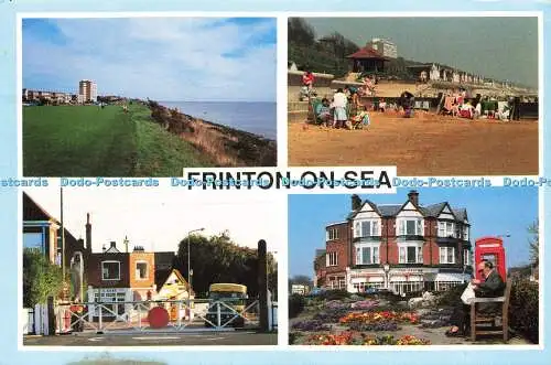 D182030 Frinton on Sea. Geräumiger Strand. A. C. E. Karten. Multi View