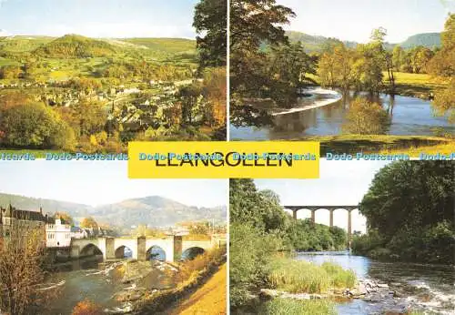 D182050 Llangollen. Hufeisenfälle. J. Arthur Dixon. Multi View