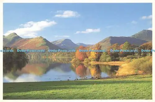 D180538 Derwentwater im Herbst. Mikeye Karten