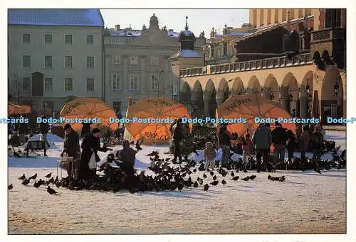 D180543 Krakau. Der Hauptmarktplatz. Feine Karten. T. Cukier