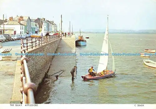 D182108 Appledore. Der Kai. Richter. C. 2843. X