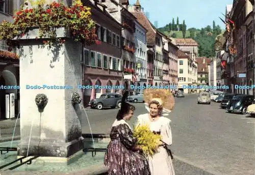 D182132 Feldkirch. Neustadt mit Altfeldkircher Trachten. Risch Lau