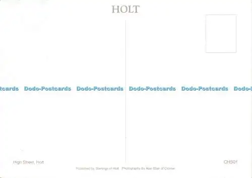 D182226 Holt. High Street. Stare von Holt. Alan Blair