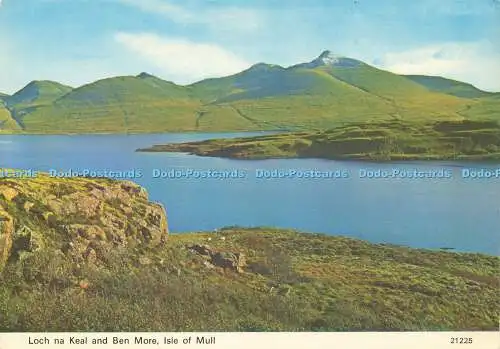 D182260 Isle of Mull. Loch na Keal und Ben More. Whiteholme. A Hail Caledonia Pr