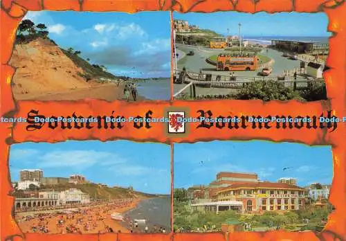 D180794 Souvenir of Bournemouth. Sandbänke. J. Perkins. Fisa. 1984. Multi View