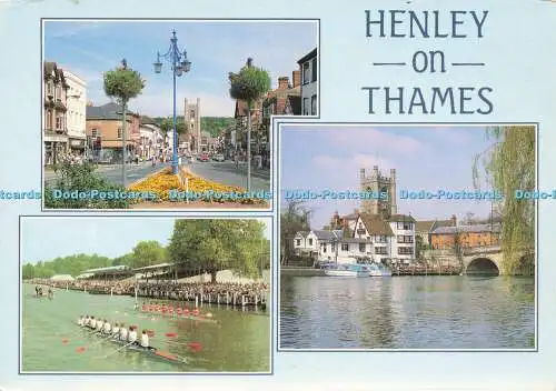 D183937 Henley an der Themse. The High Street. Royal Regatta. Die Themse bei He