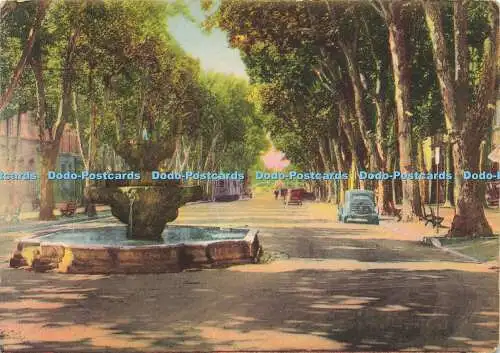 D183943 Aix en Provence. La Fontaine des Neuf Canons. Adia