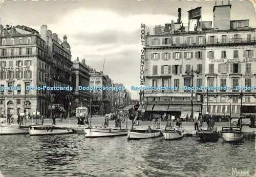 D183944 Marseille. Belgian Wharf und die Canebiere. Mireille