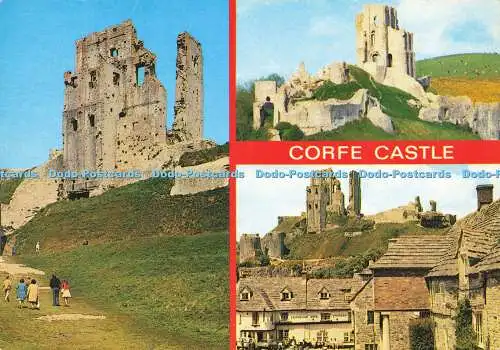 D182511 Corfe Castle. J. Salmon. Multi View