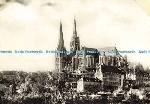 D180979 Chartres. Eure et Loire. La Cathedrale. Et. Houvet. RP