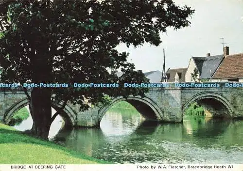 D182513 Brücke am Deeping Gate. Lincolnshire North. Lincolnshire South und Humbe