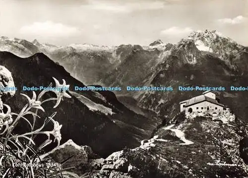 D184013 Blick auf Königssee. Jenner. Stein. Meer und Watzmann. Kehlsteinhaus. M.