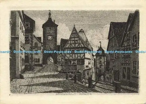 D184014 Rothenburg o.T. Plonlein