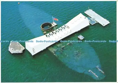 D181044 U.S.S. Arizona Memorial. Pearl Harbour. Honolulu. Island Heritage. A D