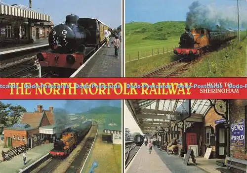 D182603 The North Norfolk Railway. Holt nach Sheringham. J. Salmon. 1996. Multi Vi