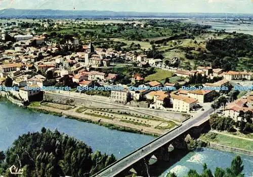 D184061 Pont du Chateau. Vue Generale Aerienne. Combier Imp. Macon. Cim