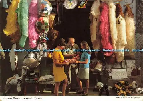 D181151 Zypern. Orientalischer Basar. Limassol. John Hinde. Mona. E. Nagele. 1971
