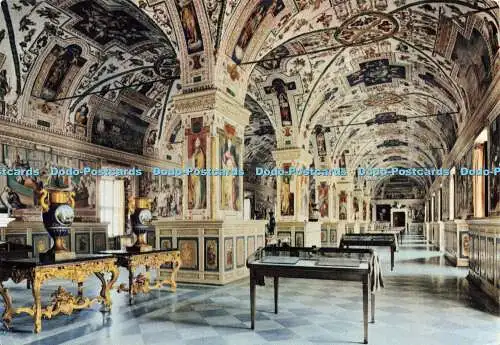 D184150 Citta del Vaticano. Biblioteca. Die Halle von Siste V. Domenico Fontana. 1