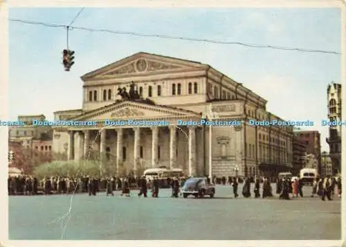 D184156 Moskau. Das Bolschoi-Theater. wie hier die Große Oper heißt