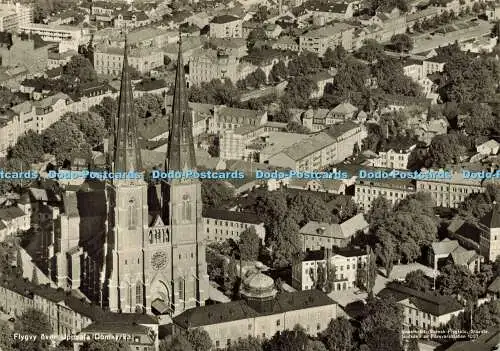 D182791 Flygvy Over Uppsala Domkyrka. Svensk Flygfoto