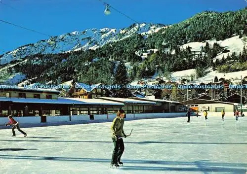 D184264 Champery Patinoire et Mont Culet. Deriaz Baulmes