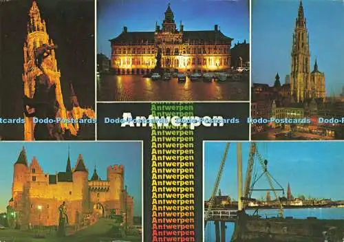 D182835 Antwerpen. Gebr. Spanjersberg. Multi View