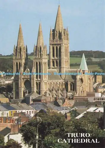 D185985 Truro Cathedral. Von Südwesten gesehen. Richter. C 9635 X