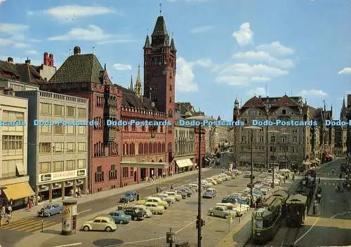 D184280 Basel. Marktplatz und Rathaus. Rud. Suter. Nr. 16235