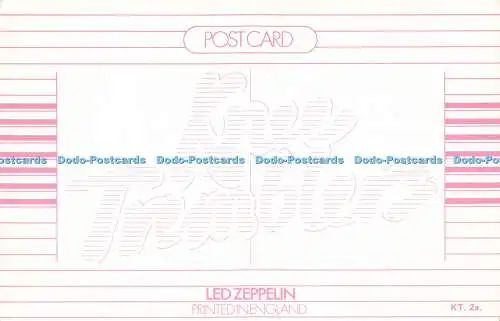 D182843 Led Zeppelin. Postkarte